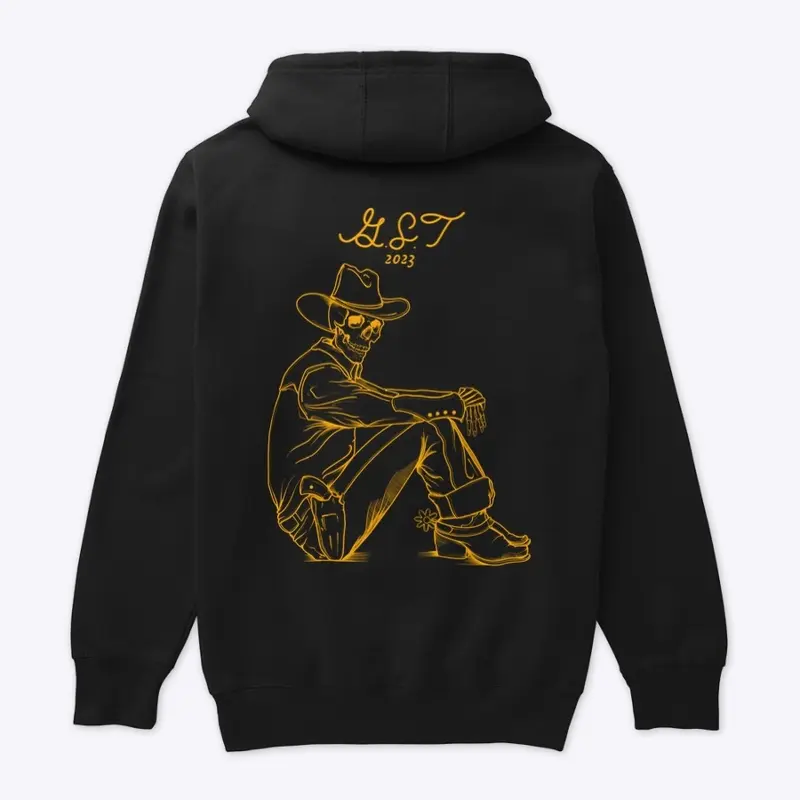 Old Cowboy hoodie (black/ gold)